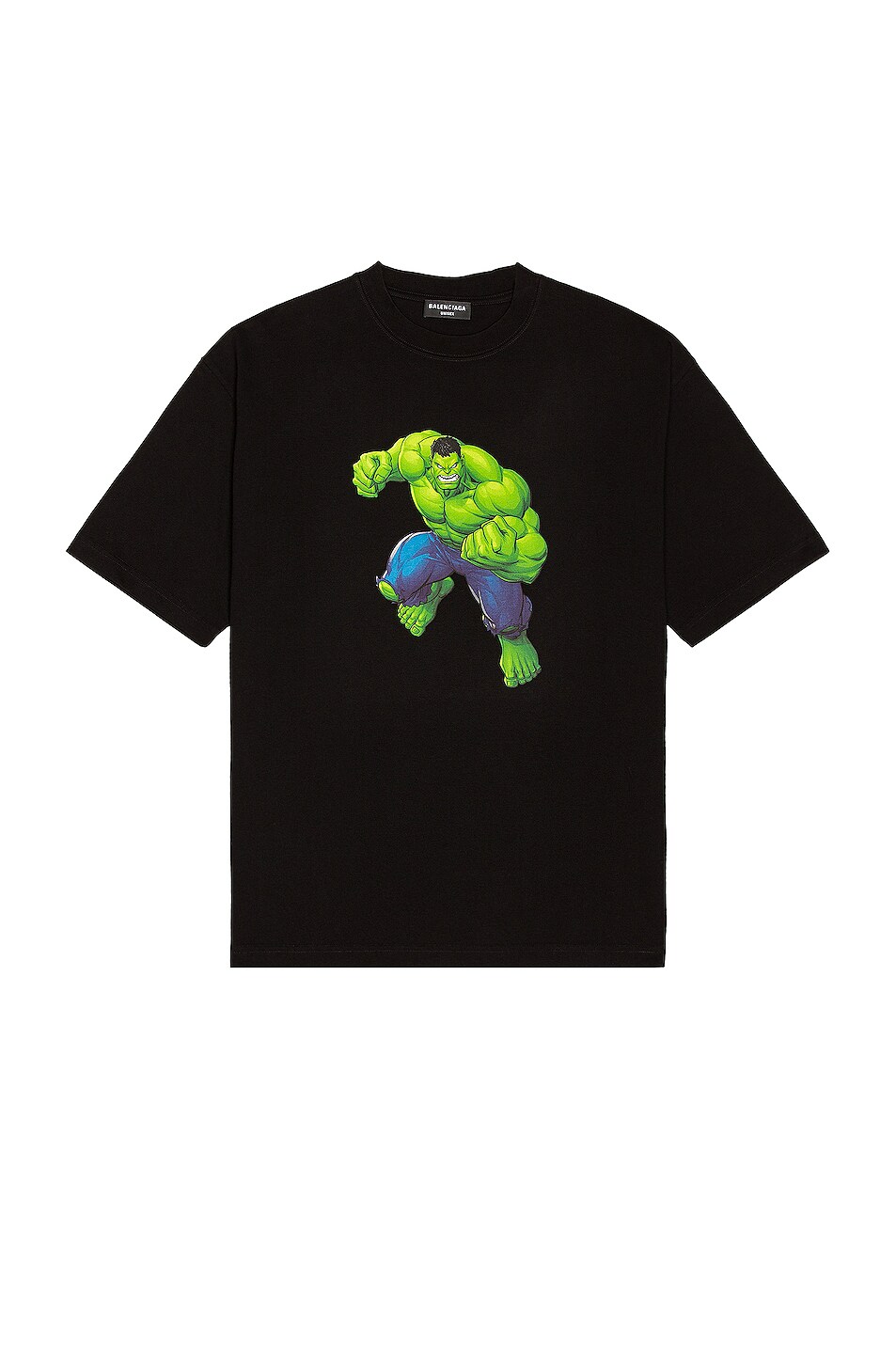 Image 1 of Balenciaga Hulk Vintage T-Shirt in Black