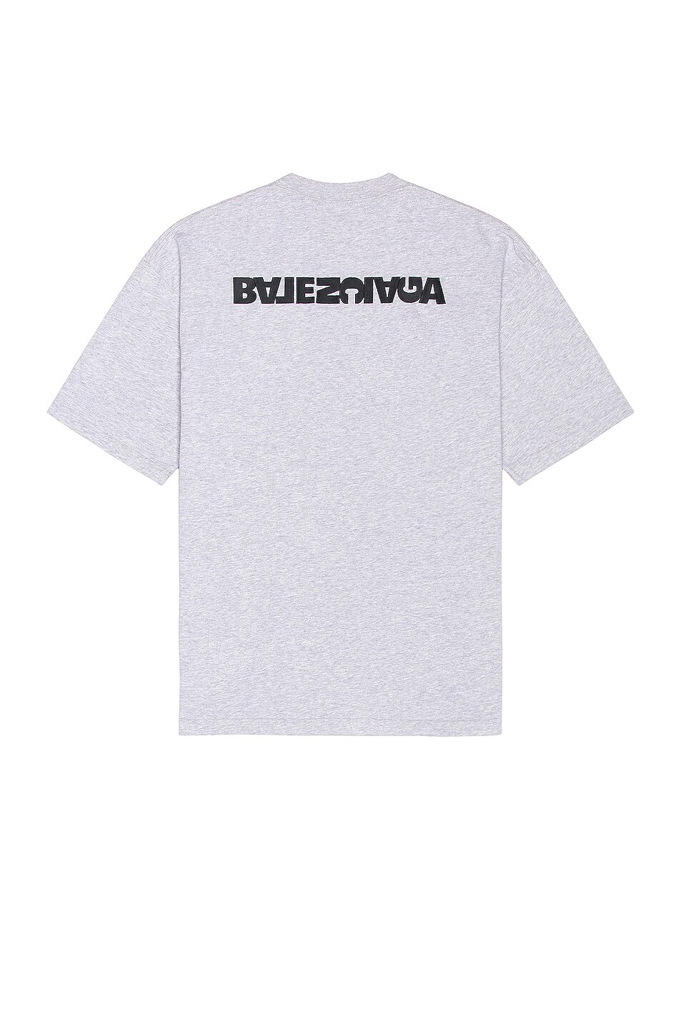 Image 1 of Balenciaga Embroidered Medium Fit T-Shirt in Heather Grey