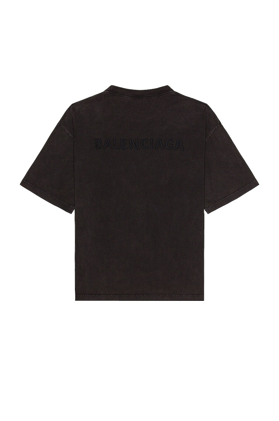 Image 1 of Balenciaga Embroidered Medium Fit T-Shirt in Black Fade Out