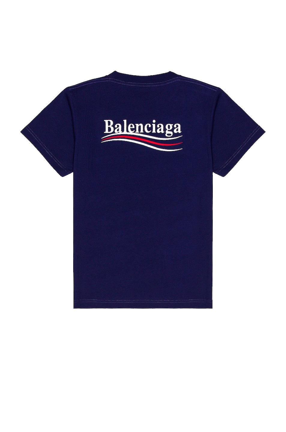 Image 1 of Balenciaga Campaign Small Fit T-Shirt in Pacific Blue