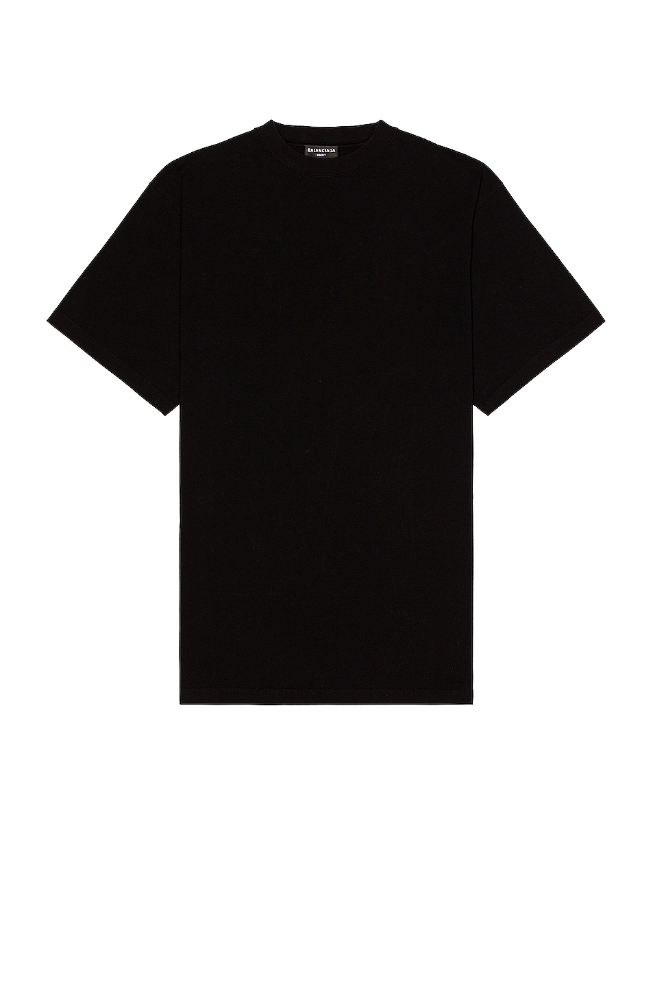 Image 1 of Balenciaga Back Hem Long Boxy T-Shirt in Black & White