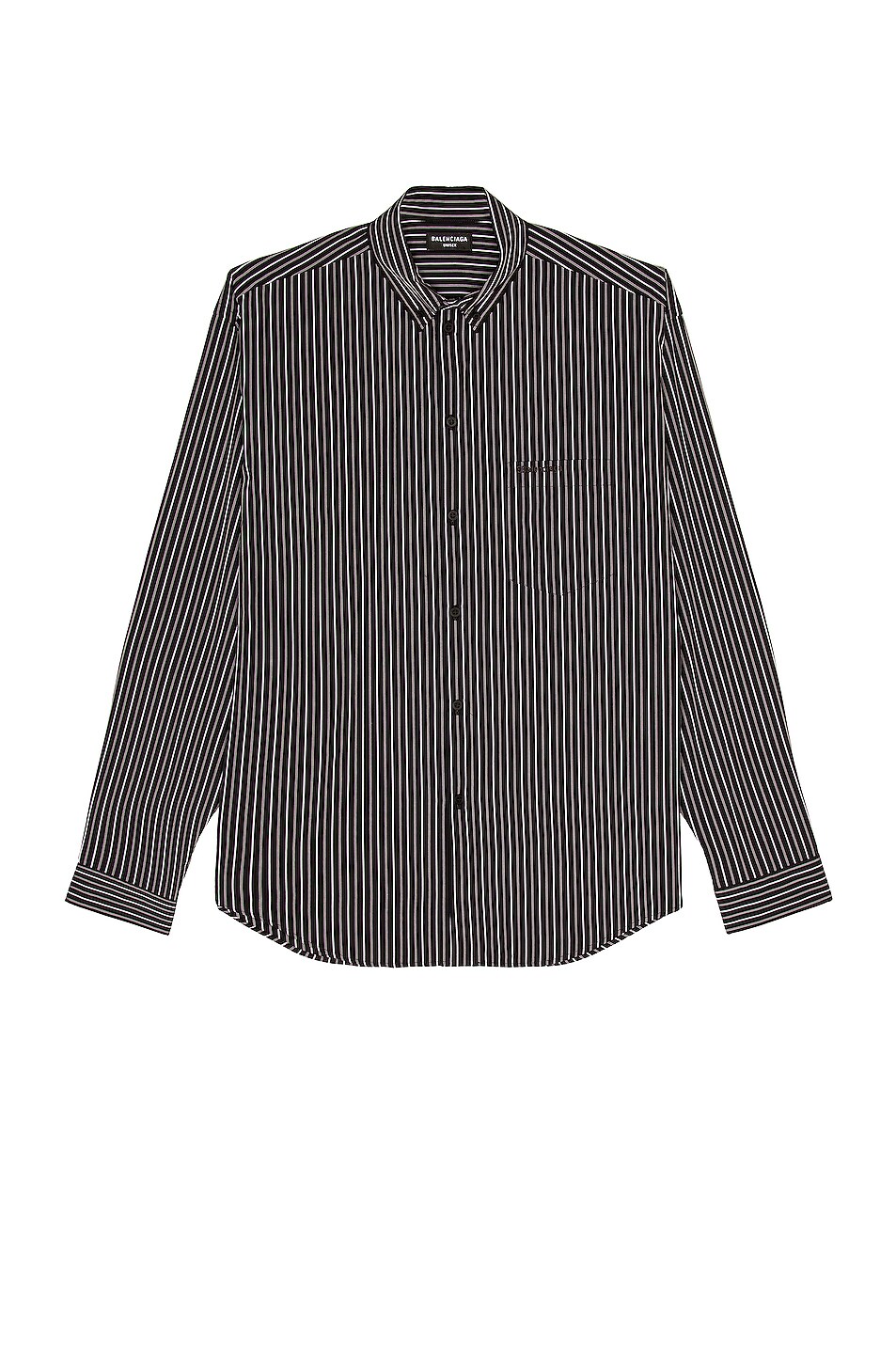 Image 1 of Balenciaga Large Fit Shirt in Black & Grey