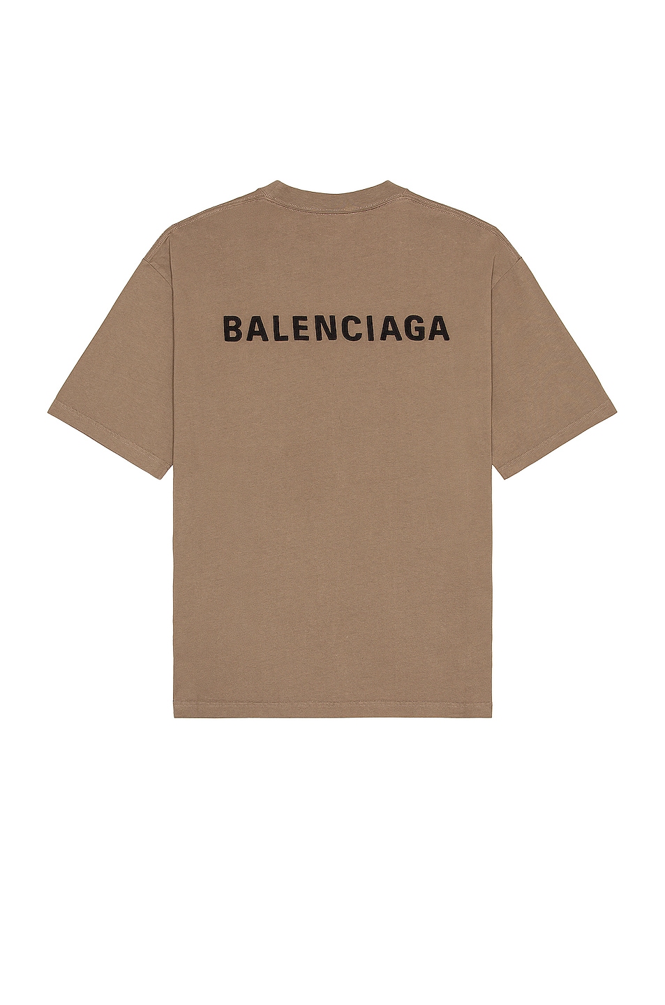 Image 1 of Balenciaga Medium Fit T-Shirt in Taupe & Black