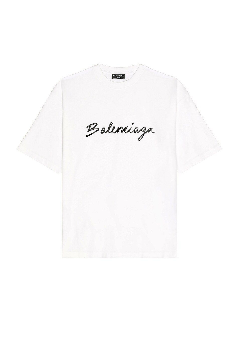 Image 1 of Balenciaga Medium Fit T-Shirt in White & Black