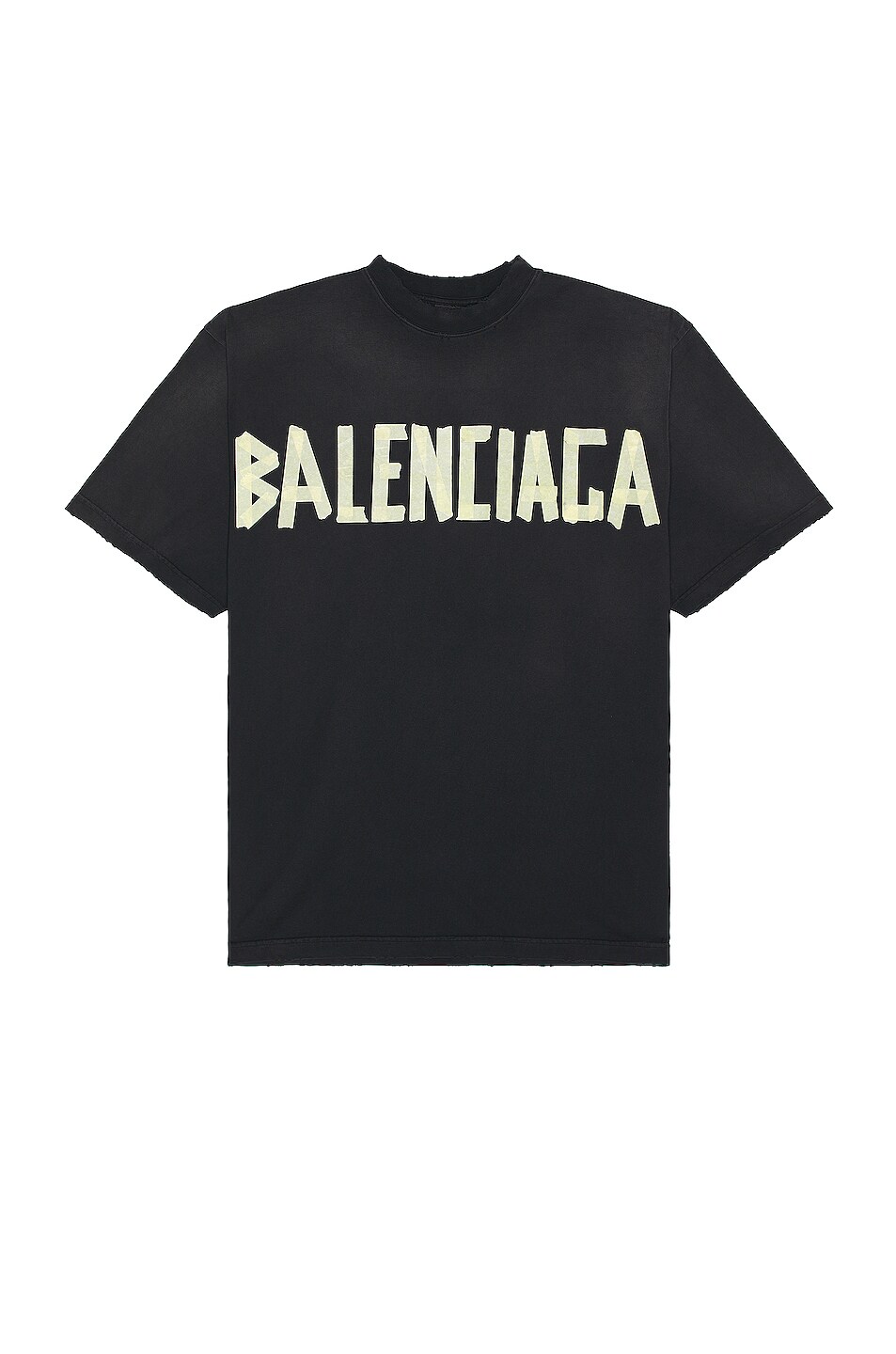 Image 1 of Balenciaga Medium Fit T-shirt in Washed Black