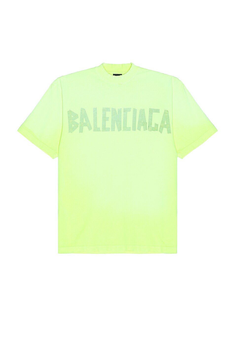 Image 1 of Balenciaga Medium Fit T-shirt in Fluo Yellow