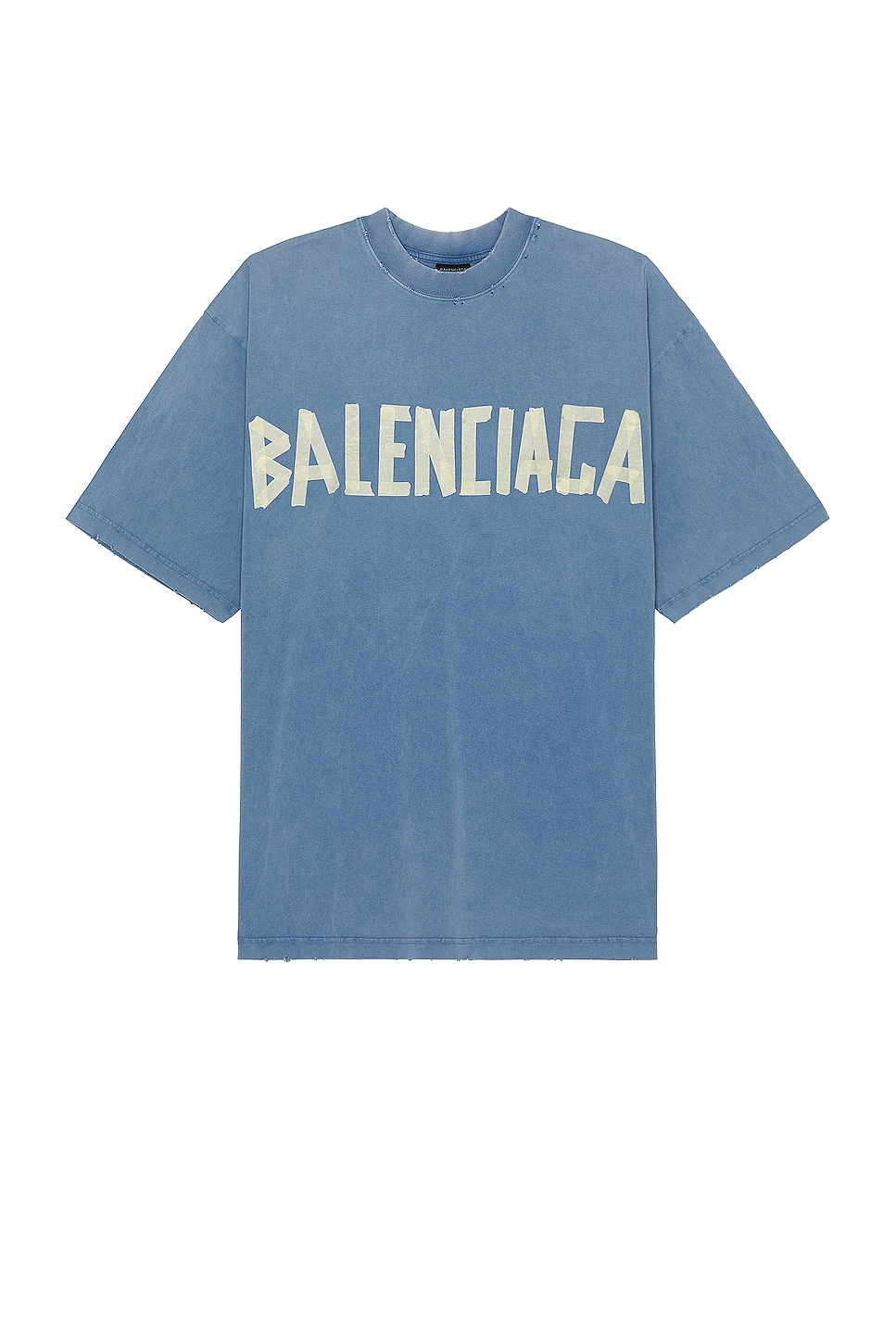 Image 1 of Balenciaga Medium Fit T-shirt in Faded Blue