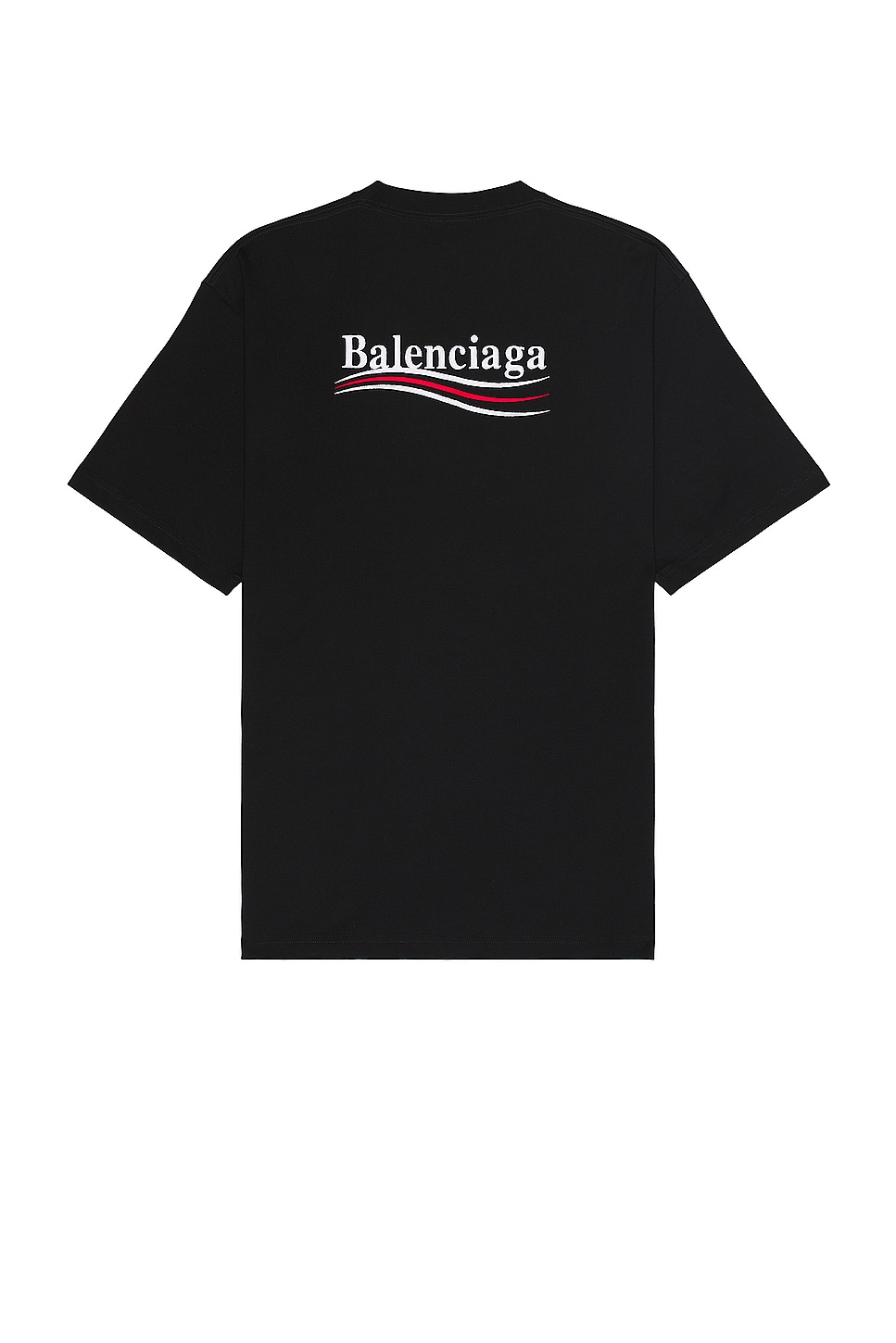 Image 1 of Balenciaga Large Fit T-shirt in Black & White