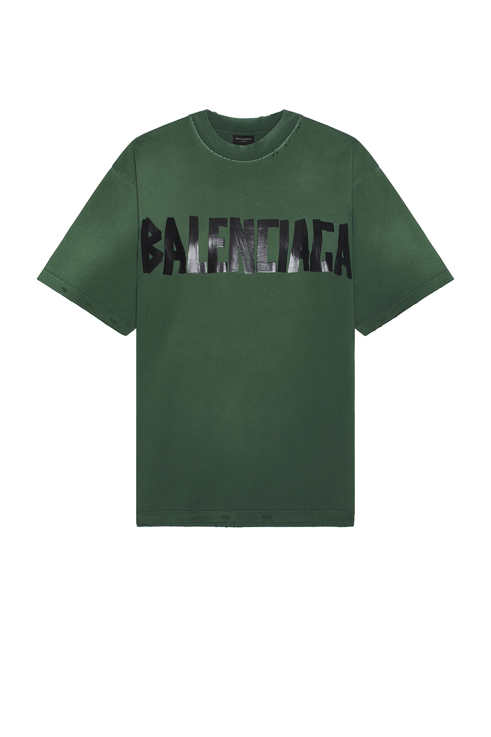 Image 1 of Balenciaga Medium Fit T-Shirt in Dark Green