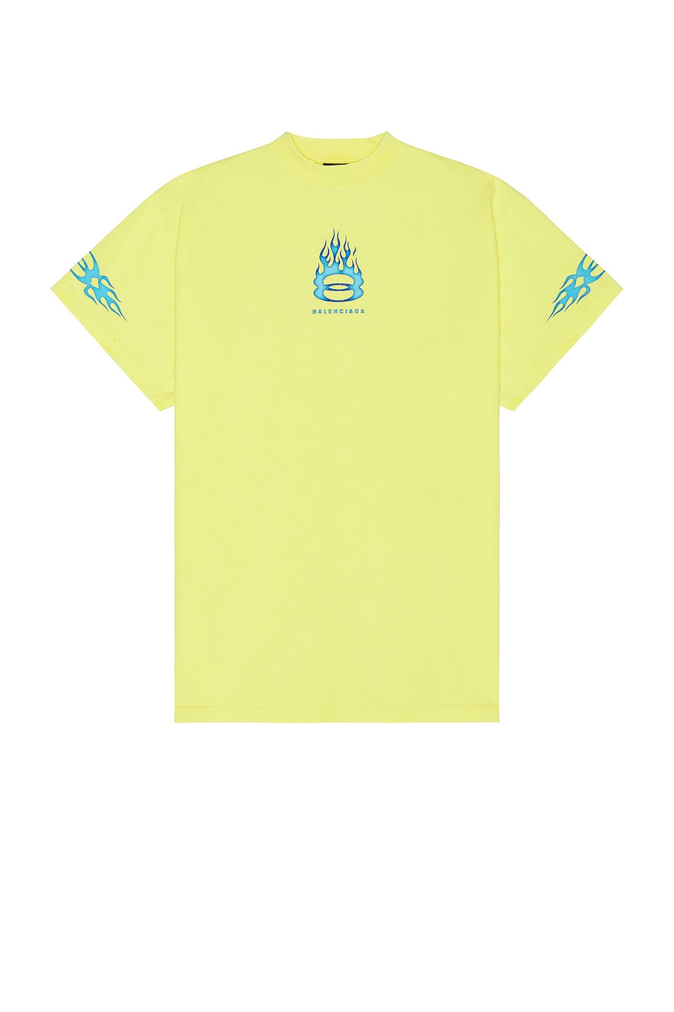 Image 1 of Balenciaga Oversized T-Shirt in Faded Yellow