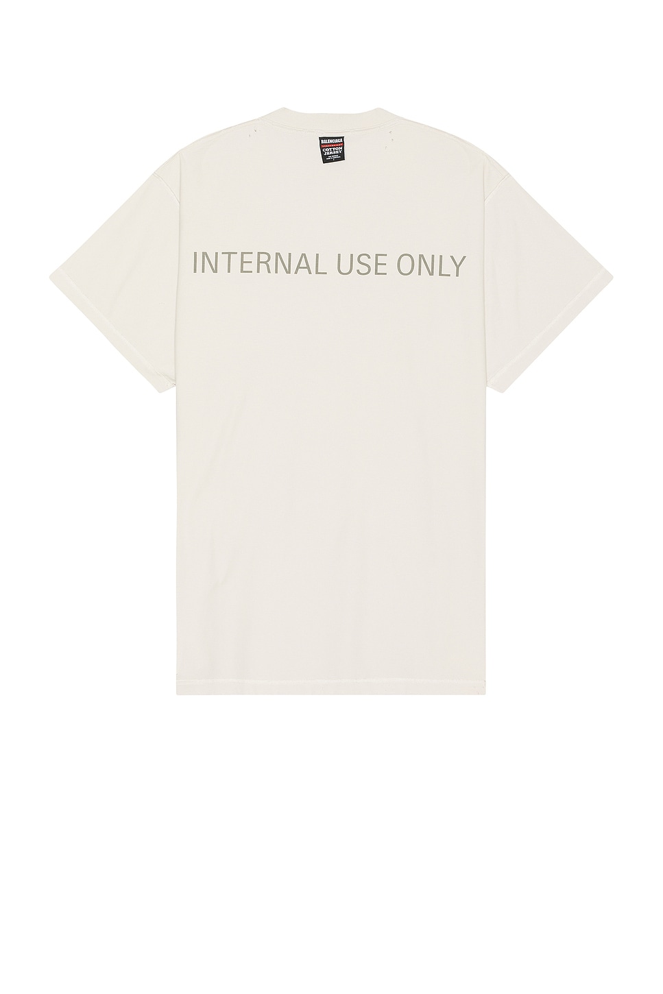 Shop Balenciaga Inside Out T-shirt In Off White