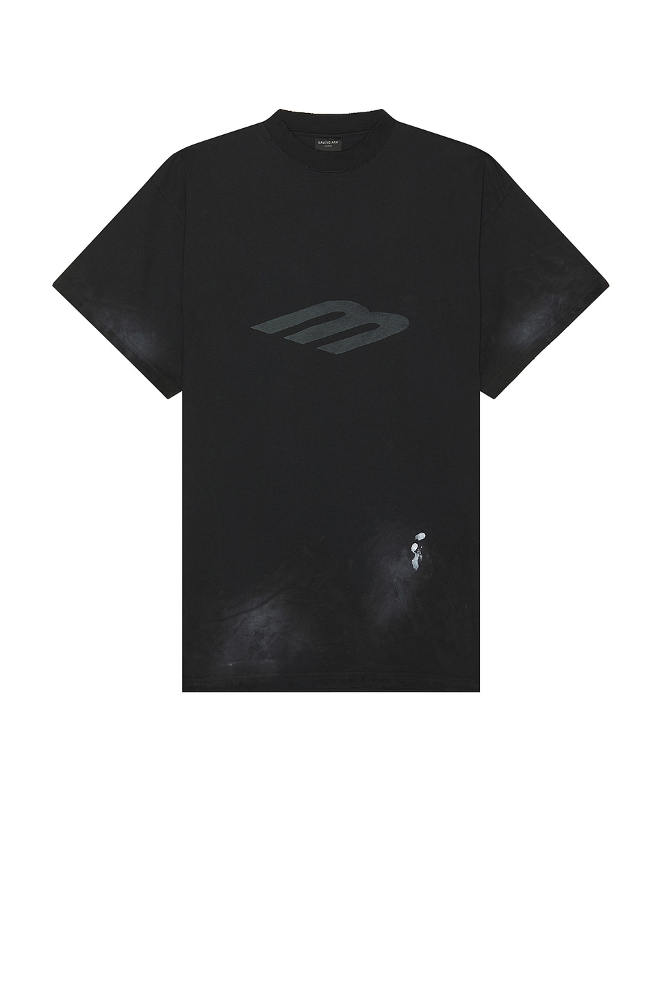 Image 1 of Balenciaga Oversized T-Shirt in Faded Black