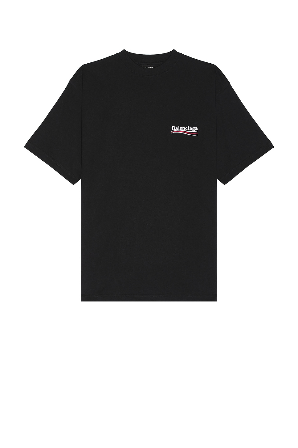 Image 1 of Balenciaga Large Fit T-Shirt in Black & White