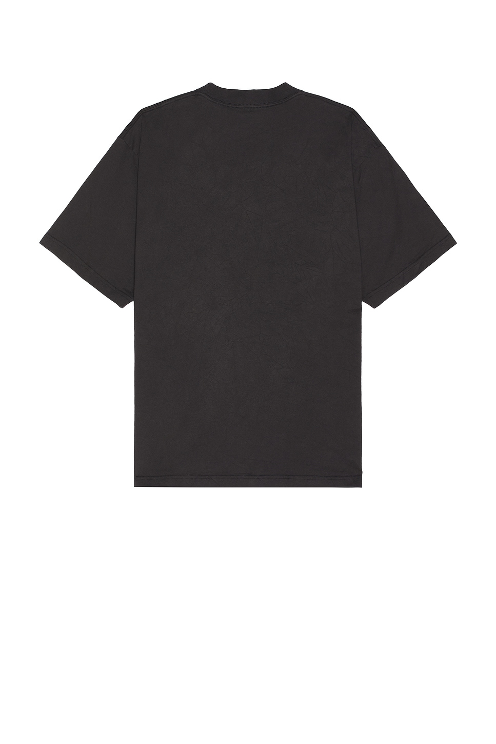 Shop Balenciaga Medium Fit T-shirt In Washed Black & Blue