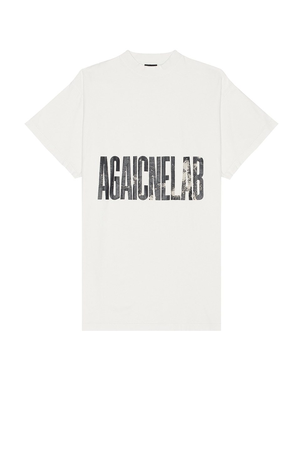 Image 1 of Balenciaga Oversized T-Shirt in Dirty White & Black