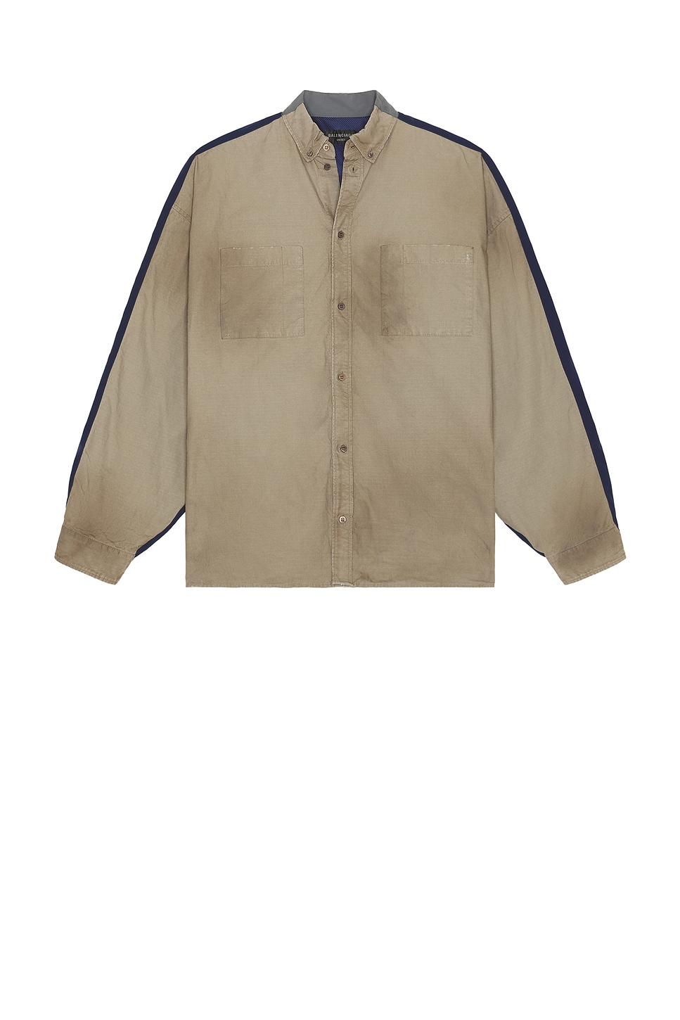 Image 1 of Balenciaga Tracksuit Shirt in Dark Beige