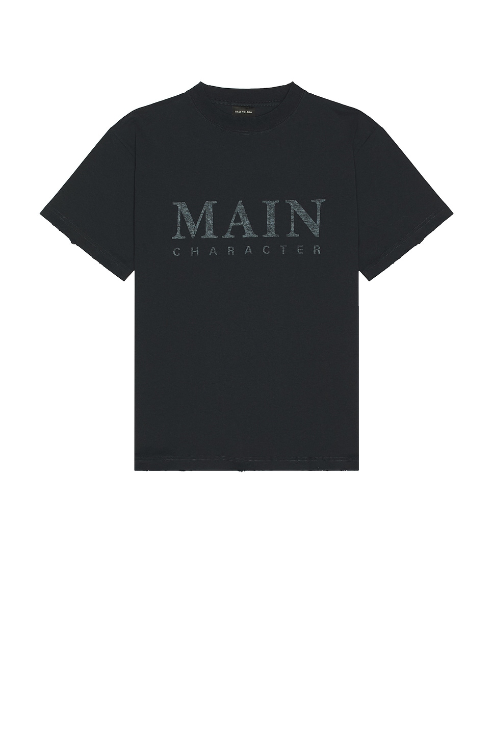 Image 1 of Balenciaga Standard Tee in Faded Black