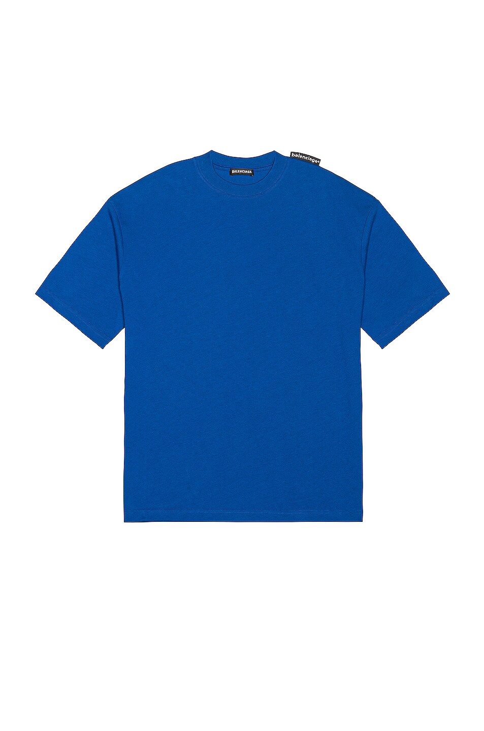 Image 1 of Balenciaga Short Sleeve Large Fit Tee in Electric Blue