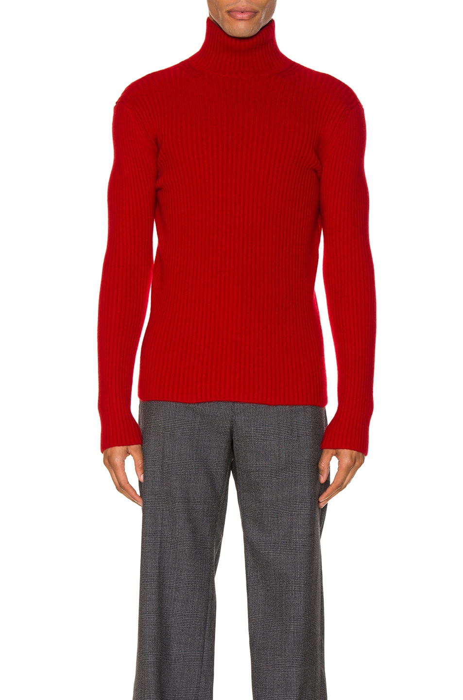 Image 1 of Balenciaga Long Sleeve Turtleneck in Red