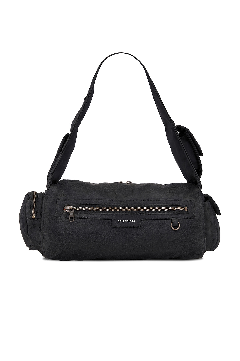 Shop Balenciaga Superbus Sling Bag S In Black