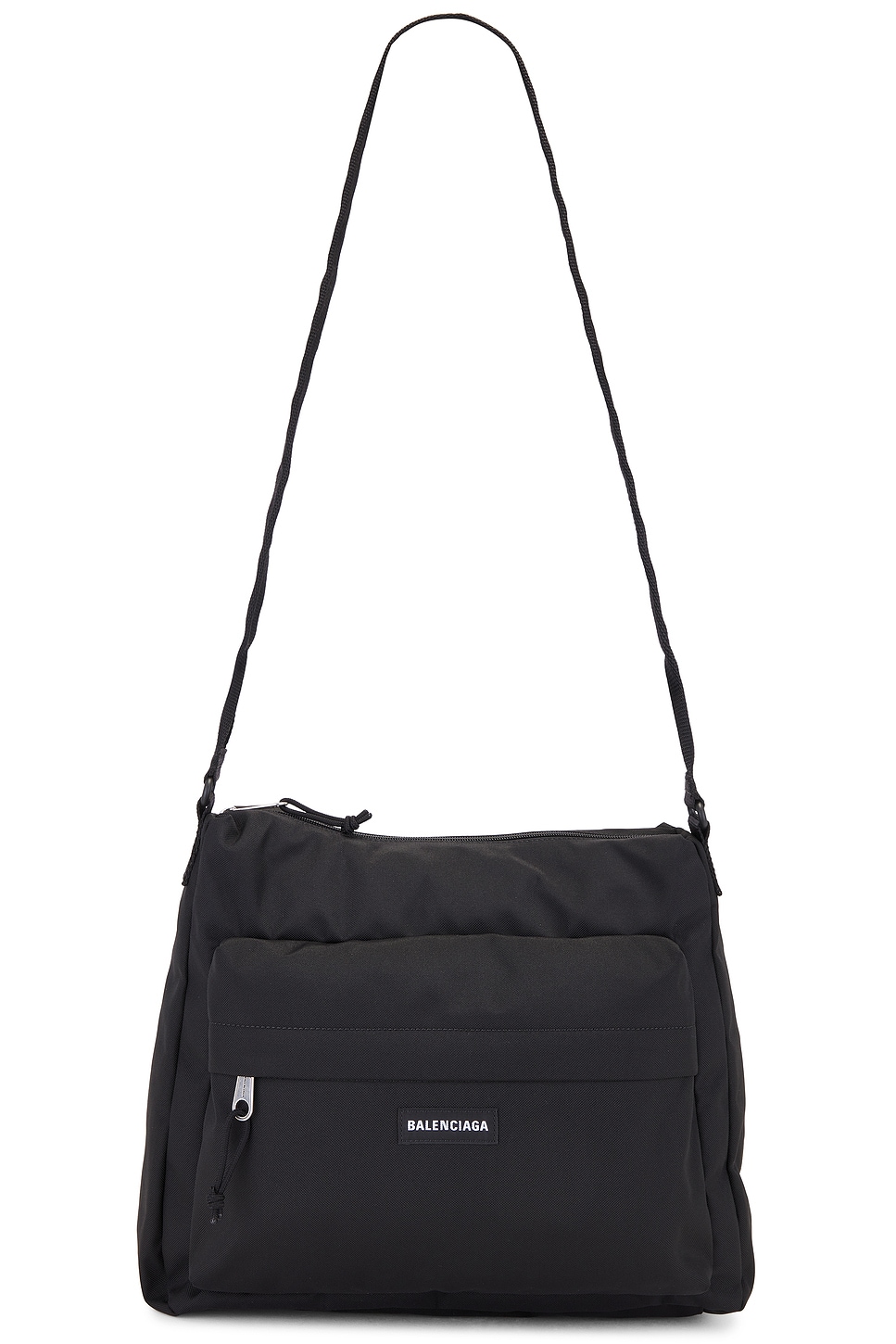 Shop Balenciaga Explorer Sling Hobo In Black