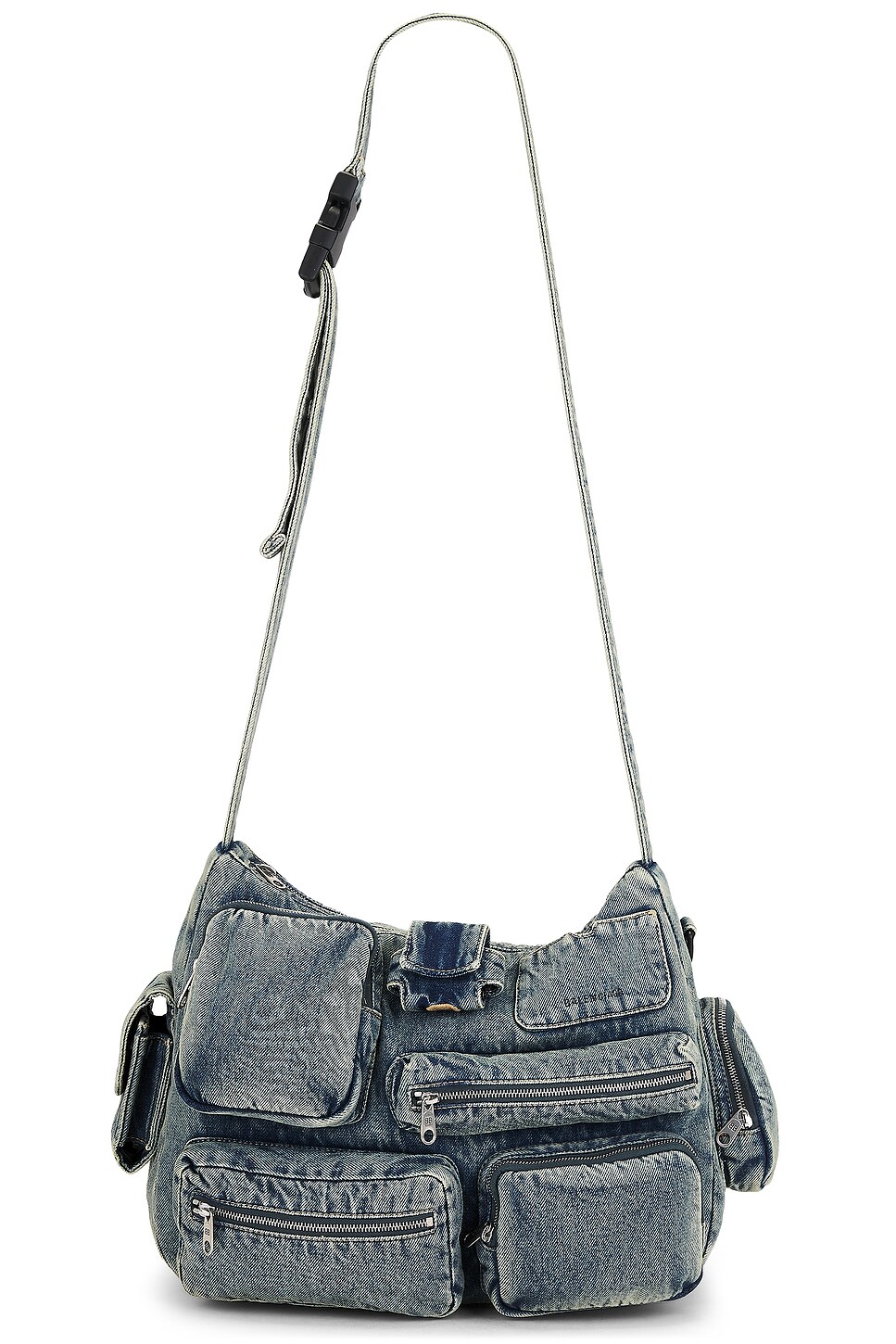 Balenciaga Superbusy Denim Messenger