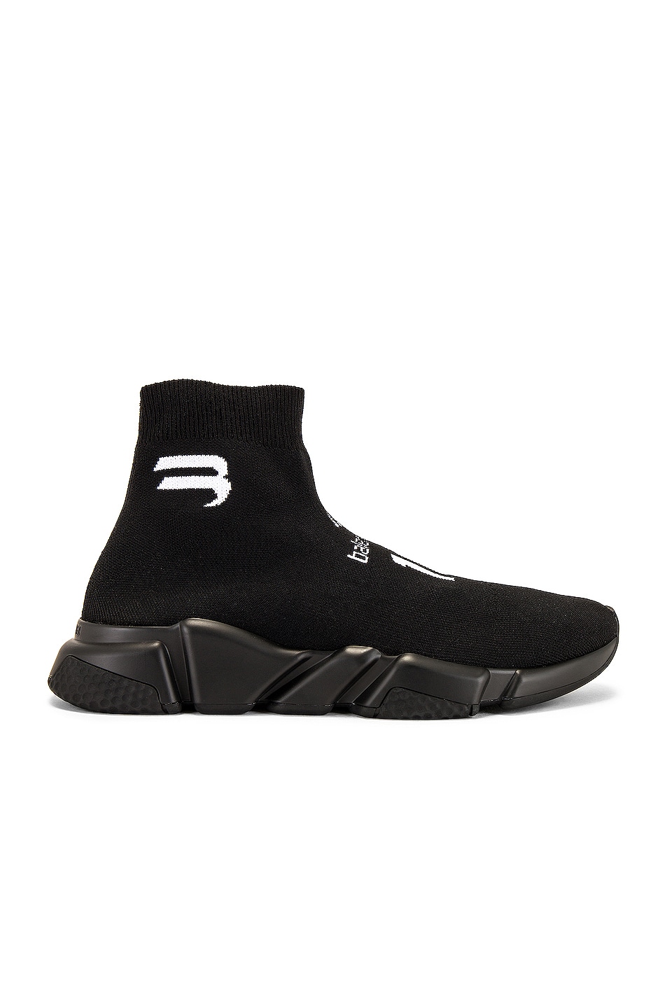 Balenciaga Speed Light Soccer Sneaker in Black | FWRD