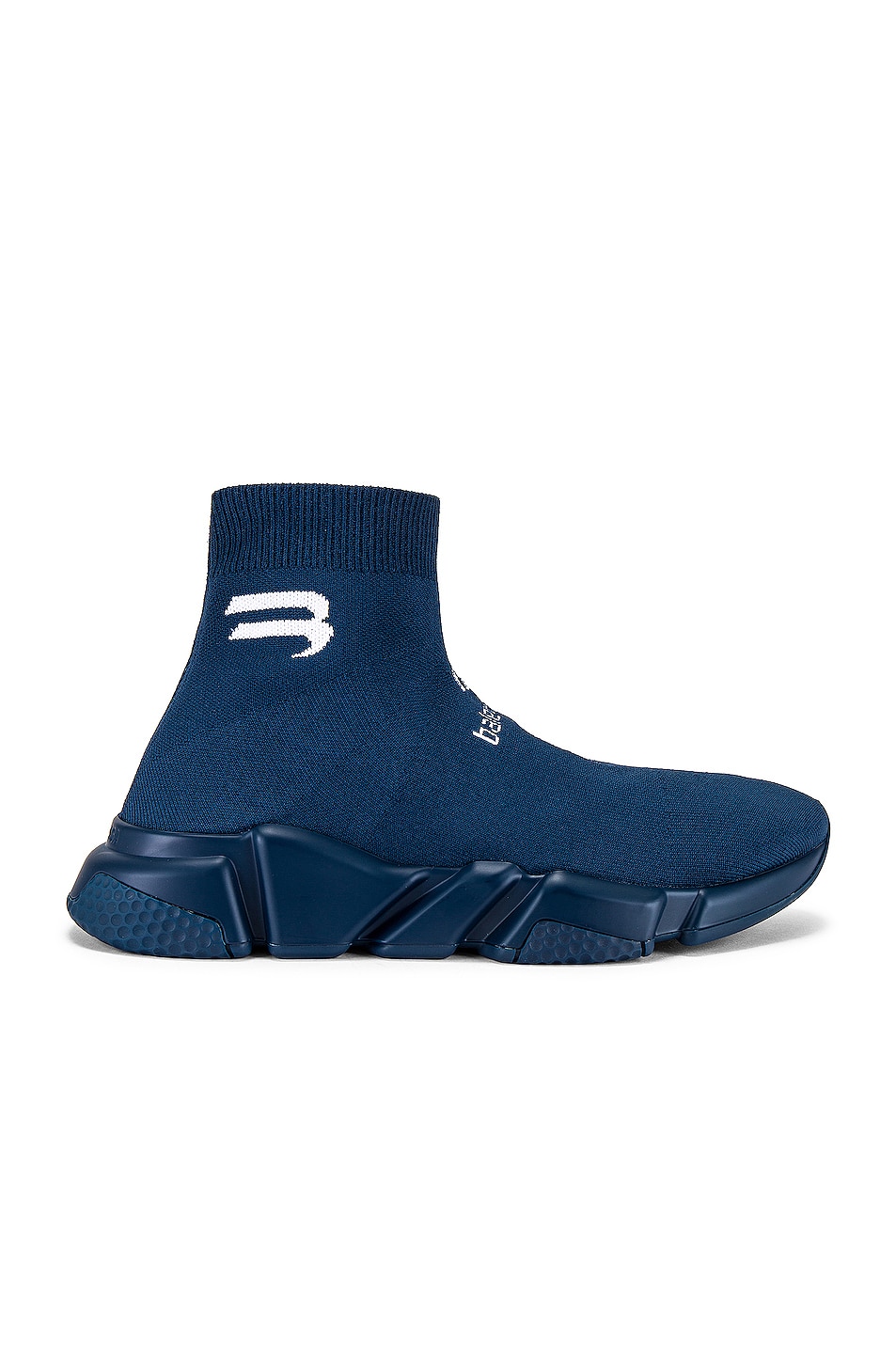 Image 1 of Balenciaga Speed Light Soccer Sneaker in Navy
