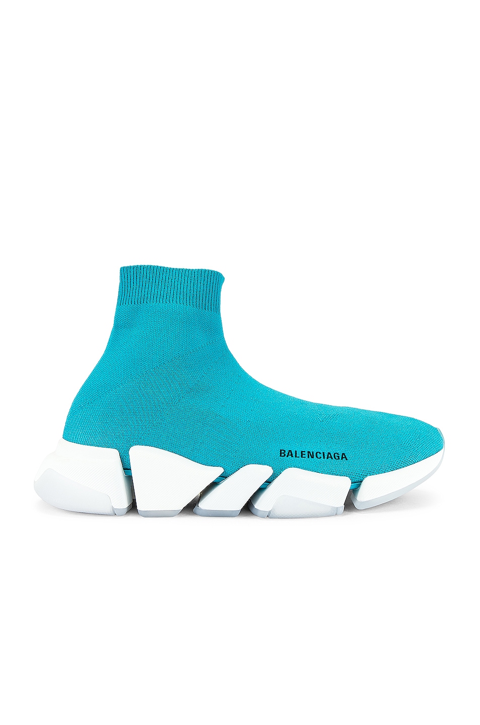 Image 1 of Balenciaga Speed 2.0 Light Clear Sole in Blue, White & Transparent