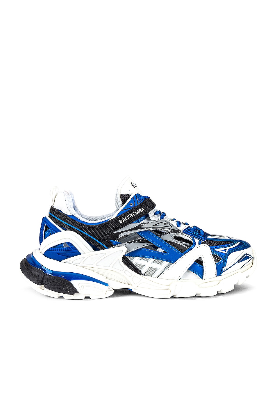 Image 1 of Balenciaga Track.2 Open Sneaker in Blue, Grey & White