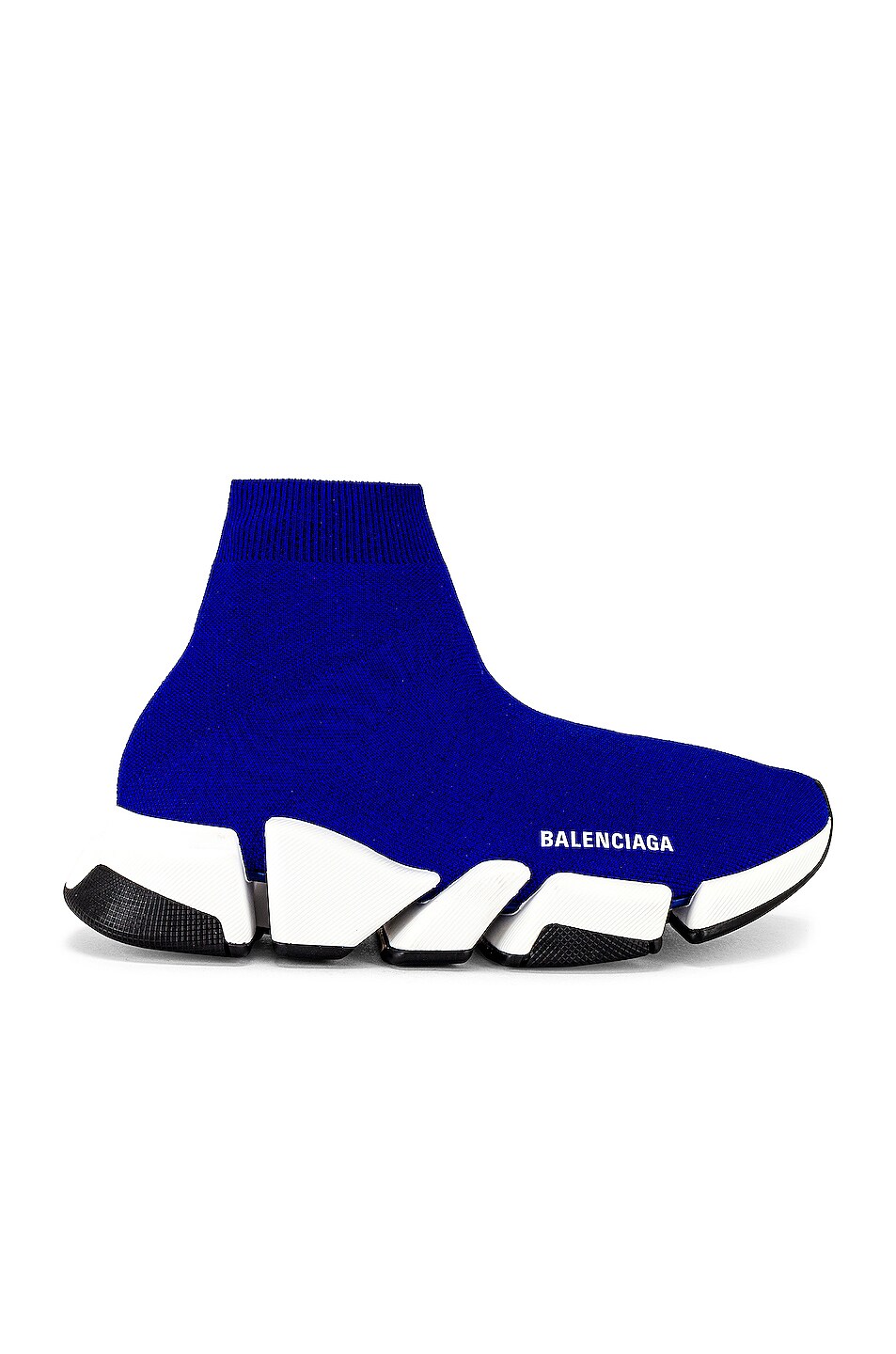 Image 1 of Balenciaga Speed 2.0 Sneaker in Dark Blue & White