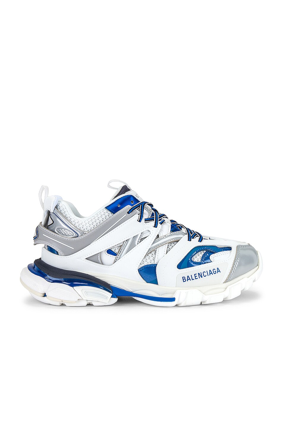 Image 1 of Balenciaga Track Sneaker in White & Blue