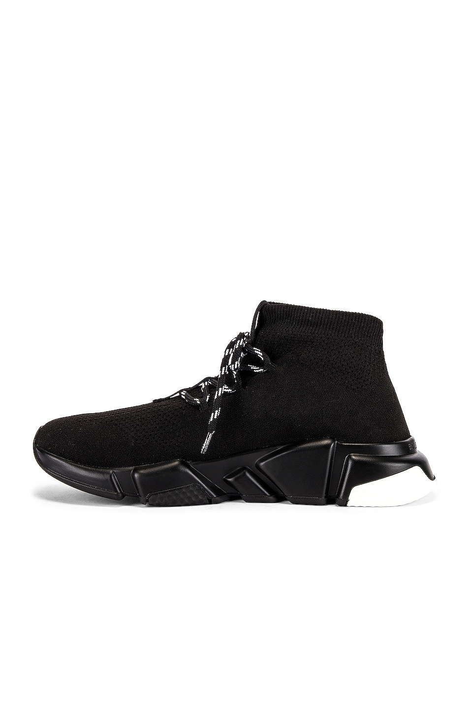 Balenciaga Speed Light Lace-Up Sneaker in Black | FWRD