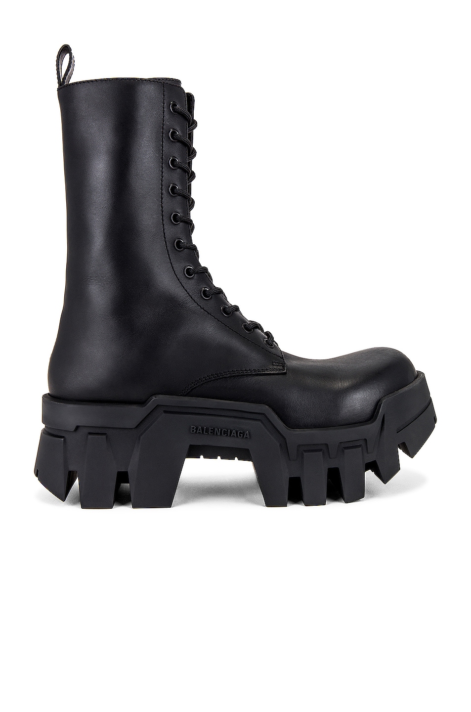 Image 1 of Balenciaga Bulldozer Low Lace Up Boot in Black