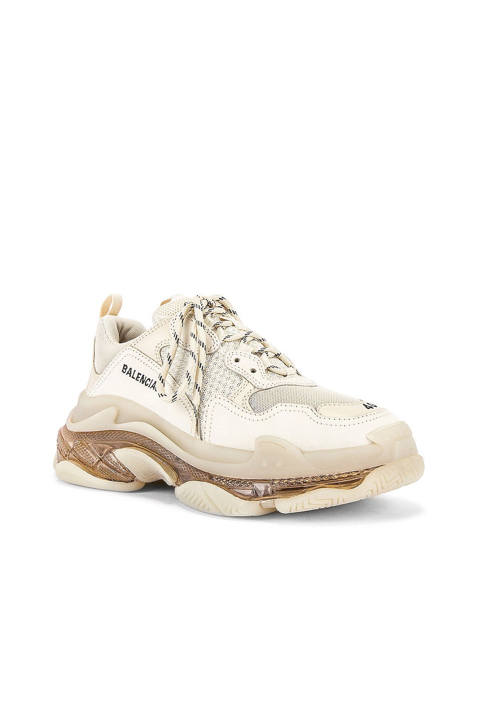 Image 1 of Balenciaga Triple S Clear Sole in Off White