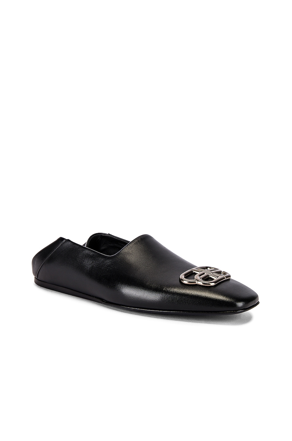 Image 1 of Balenciaga Cosy BB Loafer in Black & Nikel