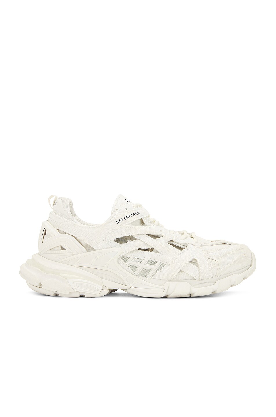 Image 1 of Balenciaga Track 2 Open Sneaker in Eggshell & Black