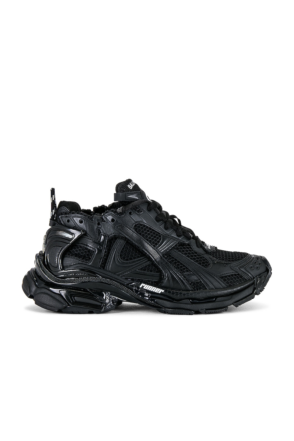Image 1 of Balenciaga Runner Sneaker in Black Matte