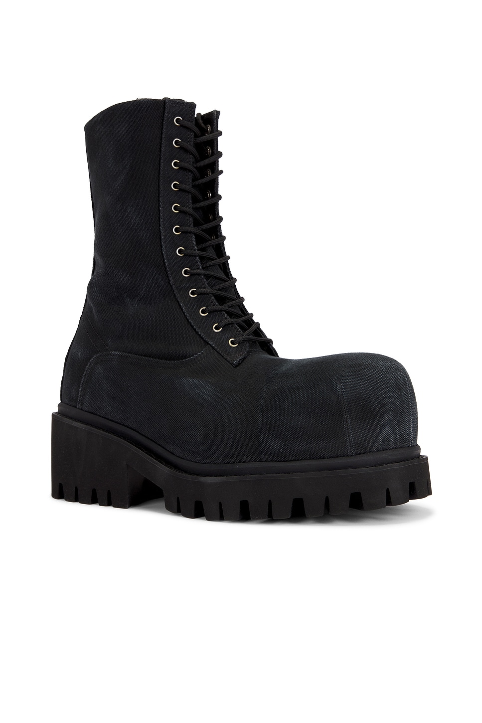 Shop Balenciaga Stomper Bootie In Black