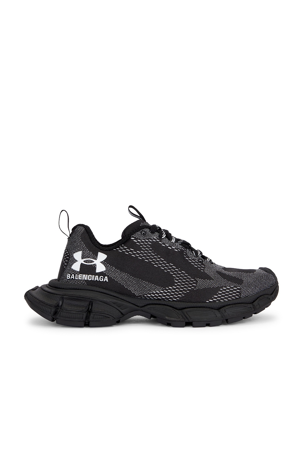 Balenciaga X Under Armour® 3xl Knit Sneakers In Black & White