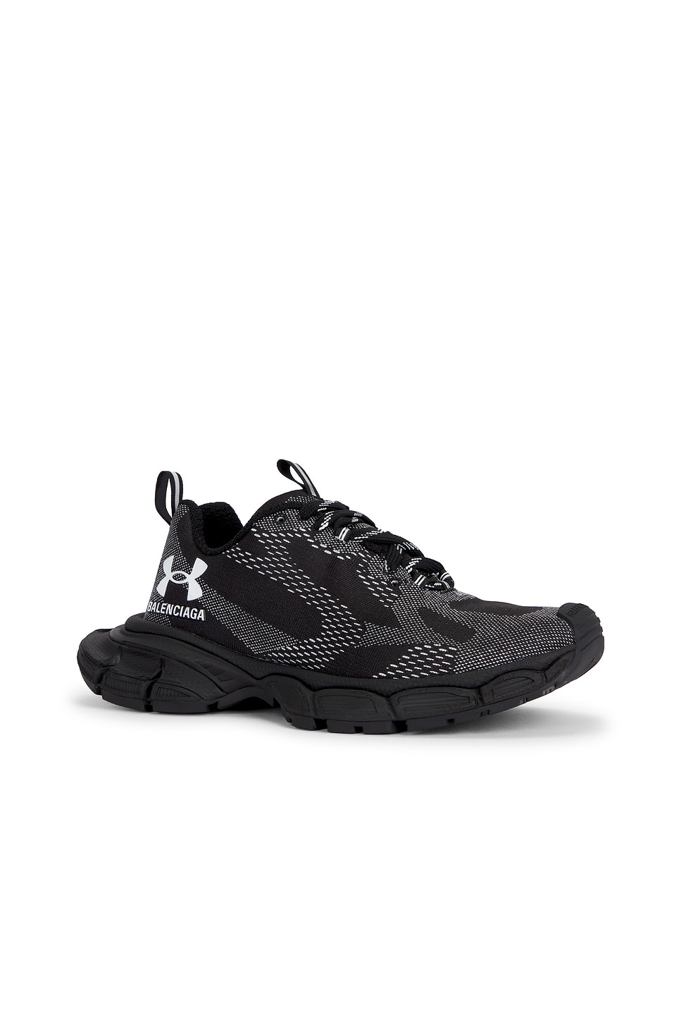 Balenciaga X Under Armour® 3xl Knit Sneakers In Black & White