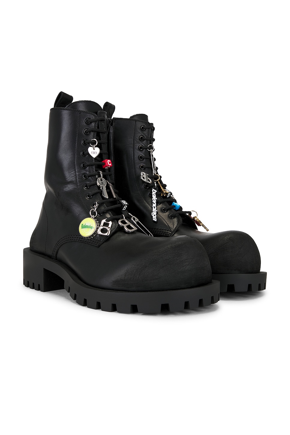 Image 1 of Balenciaga Hummer Laceup Bootie in Black
