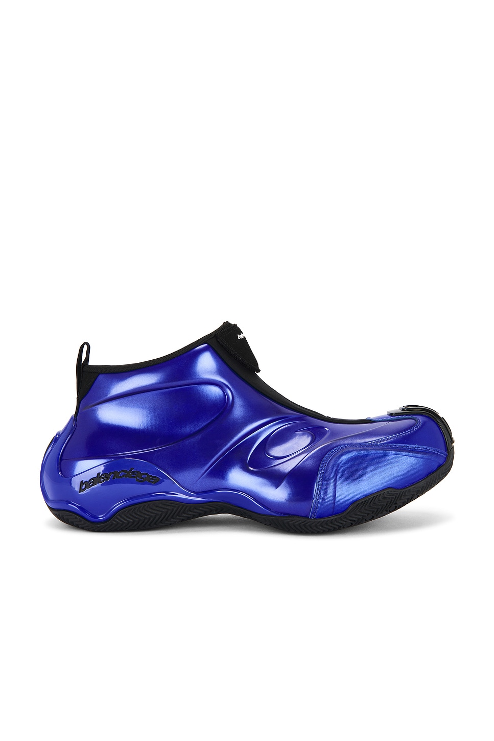 Image 1 of Balenciaga Basketball Sneaker in Blue Metallic