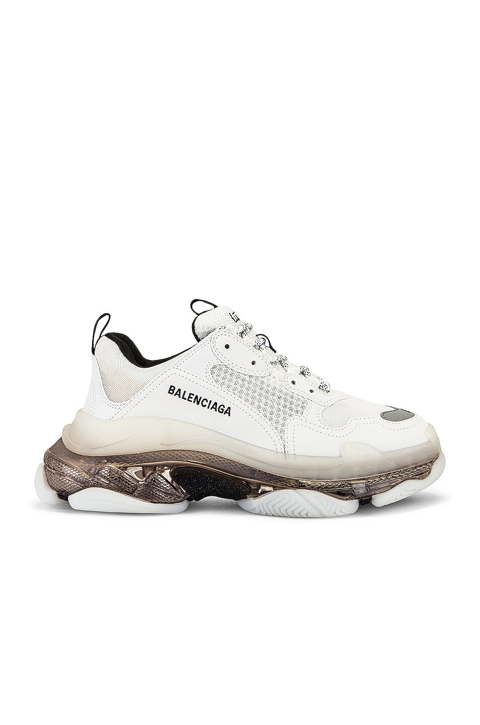 Image 1 of Balenciaga Triple S Clear Sole in White & Grey