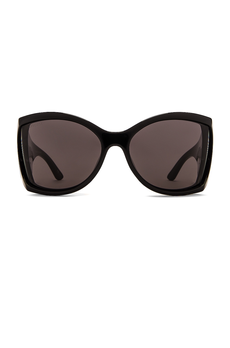Image 1 of Balenciaga Void Butterfly Sunglasses in Shiny Black