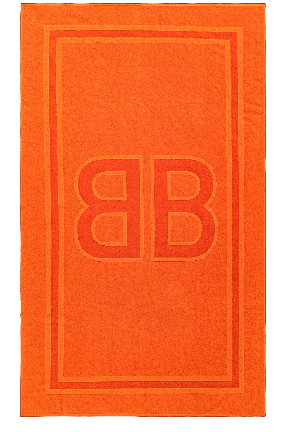 Image 1 of Balenciaga BB Beach Towel in Orange