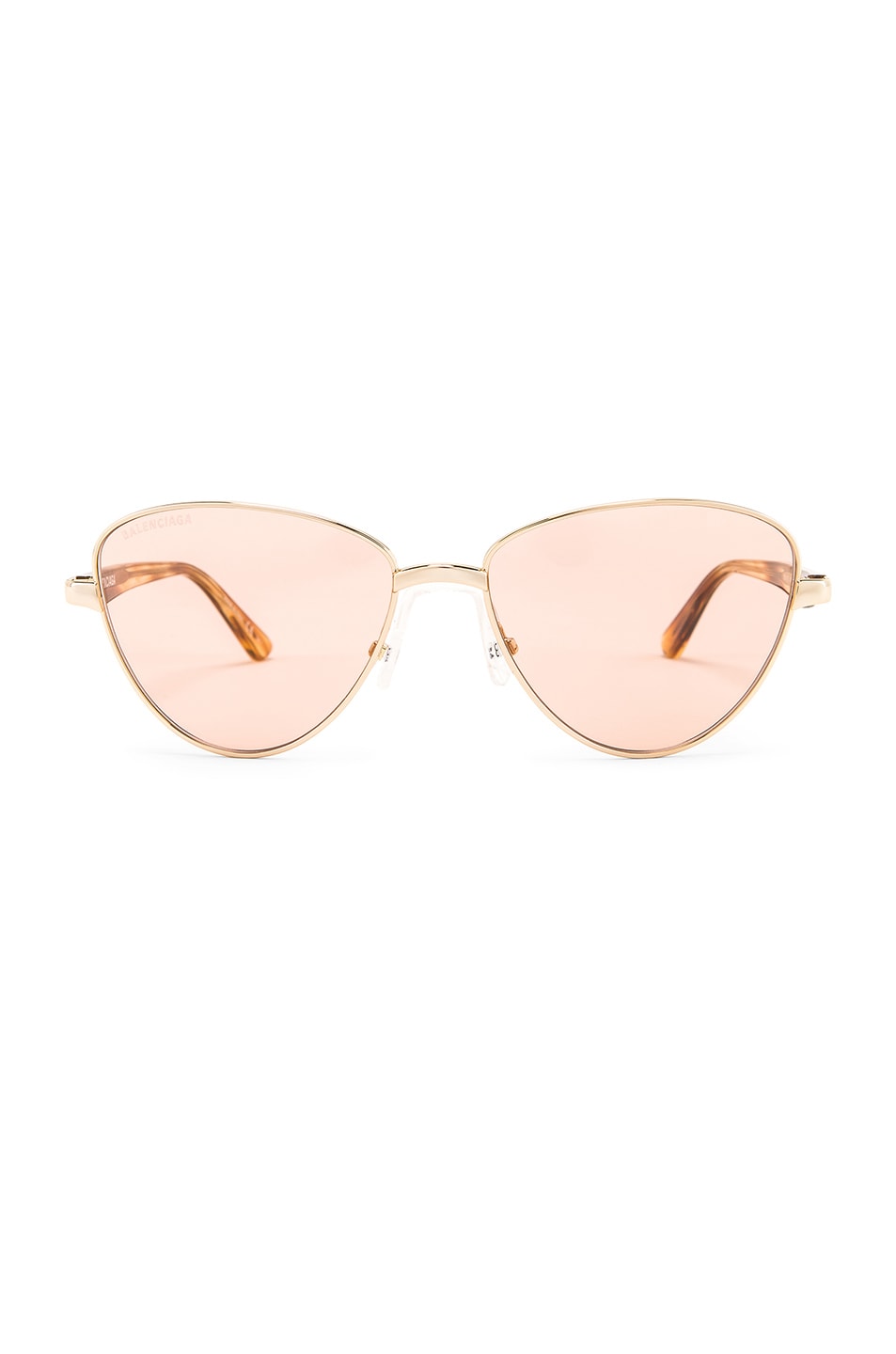 Image 1 of Balenciaga Sunglasses in Shiny Light Gold
