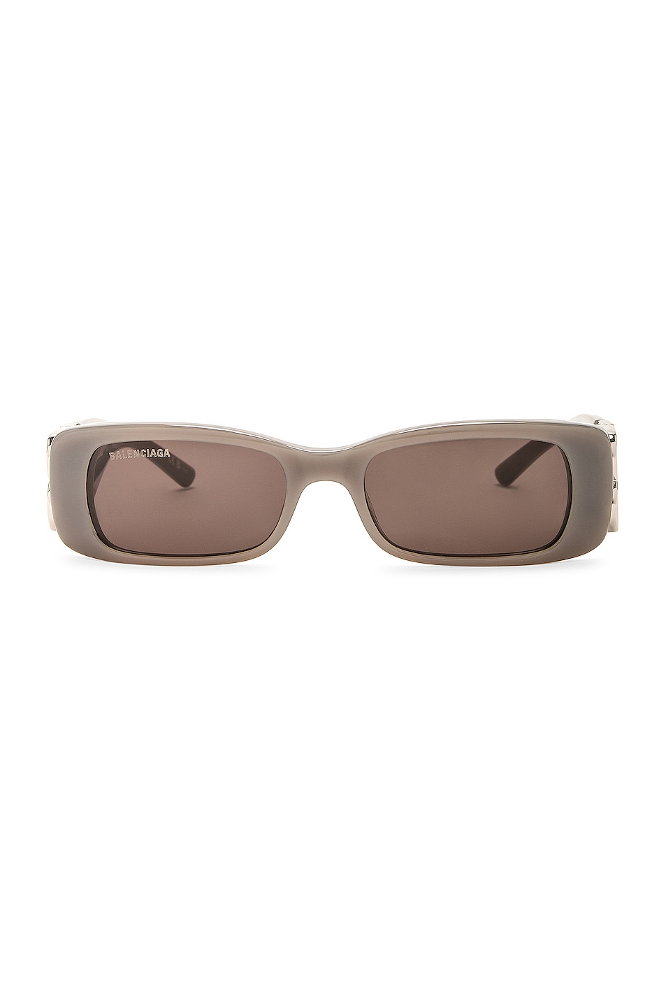 Dynasty Rectangular Sunglasses in Grey