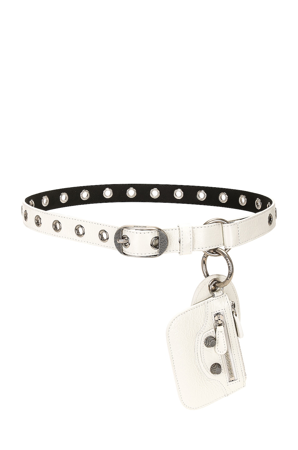 Le Cagole Charm Belt in White