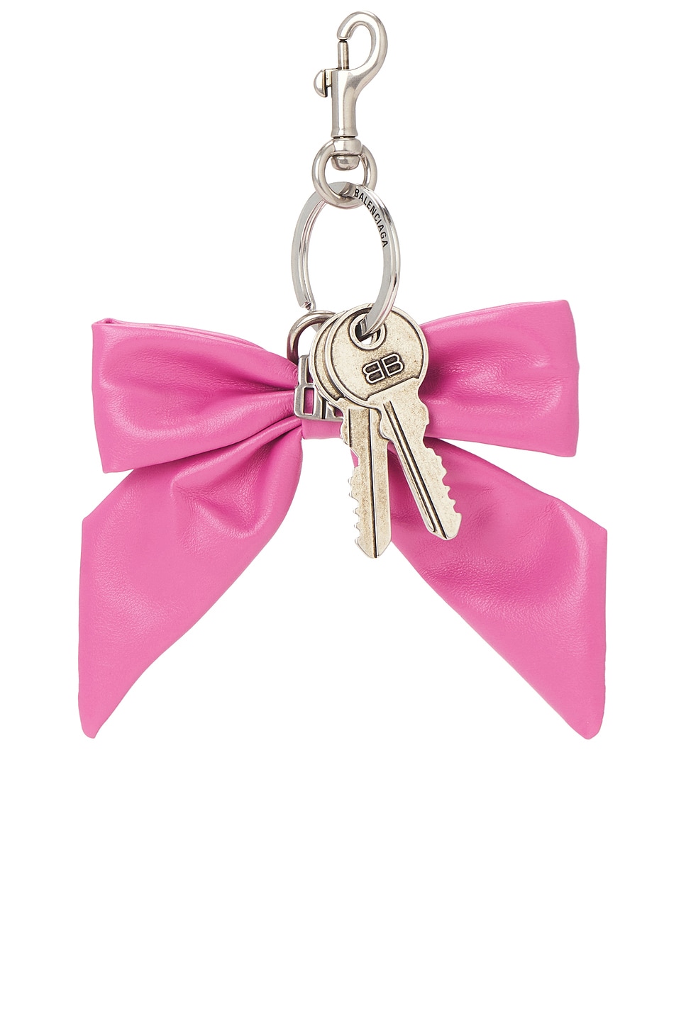 Bow Keyring in Pink